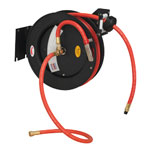 Sealey Retractable Rubber Air Hose on Steel Reels