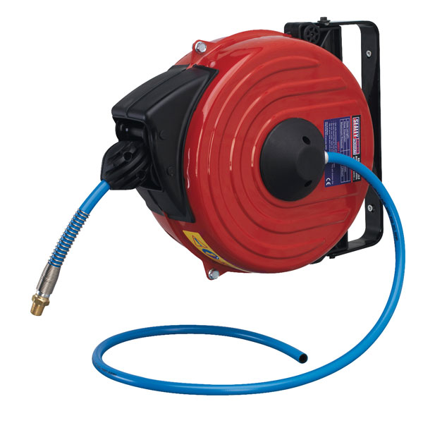 Sealey SA90 Retractable Air Hose Reel 12mtr Ø8mm ID TPU Hose