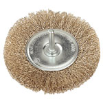 Sealey Flat Wire Brushes with 6mm Shaft