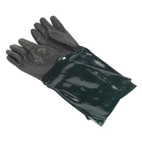 Sealey SSP41 Shot Blasting Gauntlets 585mm Cuffed Pair