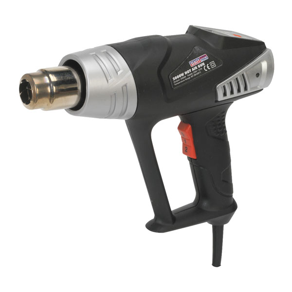  HS104K Deluxe Hot Air Gun Kit with LED Display 2000W 80-600°C