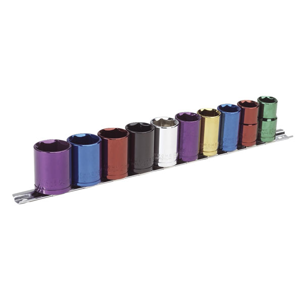 Click to view product details and reviews for Sealey Ak288 Multi Coloured Socket Set 10pc 1 2sq Drive Metric.