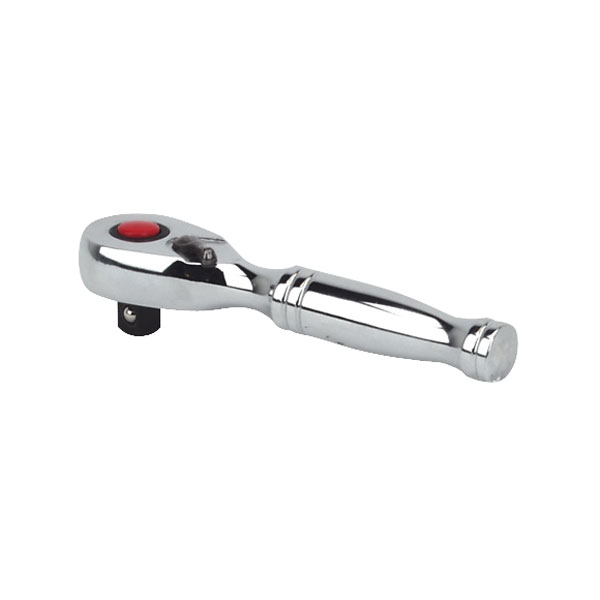 Sealey AK660S Stubby Ratchet Wrench 1/4"sq Drive Pear Head Flip Re...