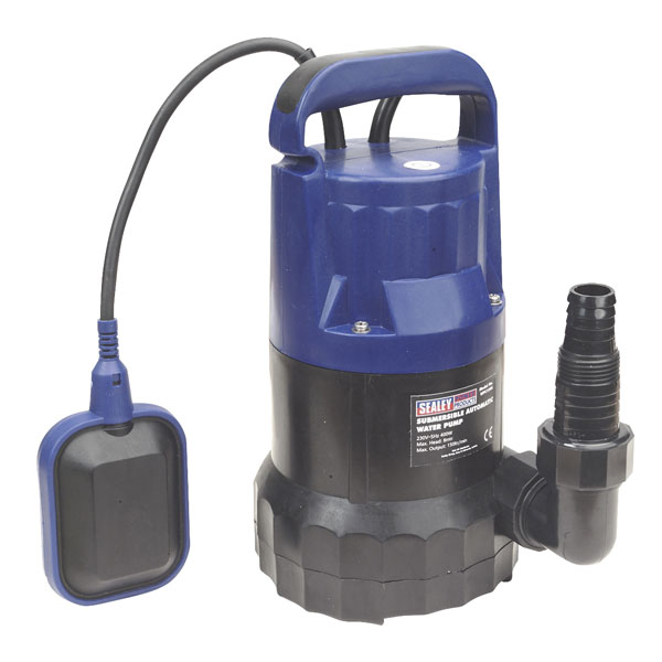 Sealey WPC150A Submersible Water Pump Automatic 150ltr/min 230V
