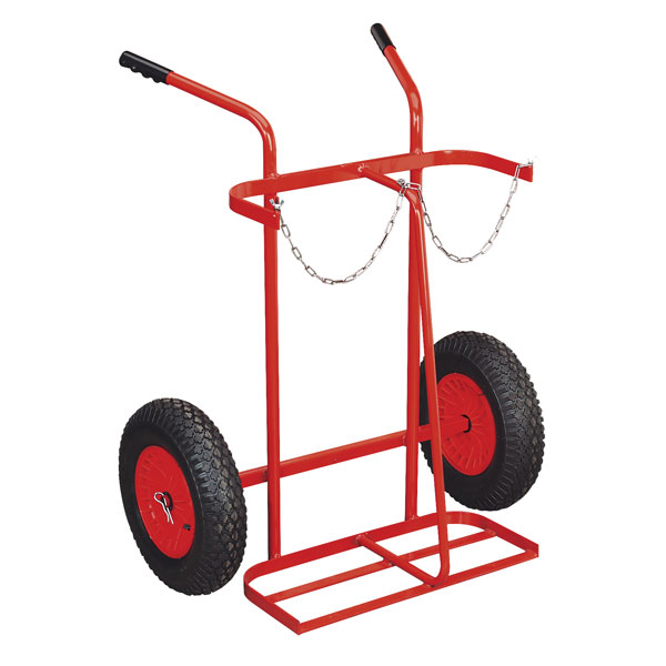  ST28P Welding Bottle Trolley with Pneumatic Tyres
