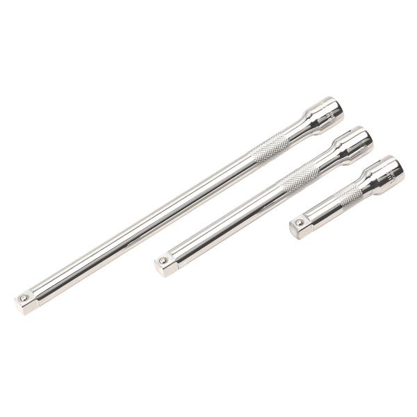 Sealey AK6340 Extension Bar Set 3pc 3/8"sq Drive