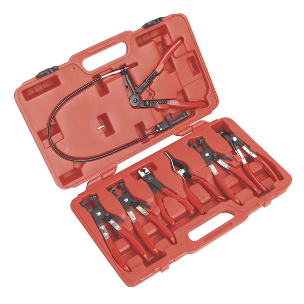 Sealey VS1662 Hose Clamp Removal Tool Set 7pc