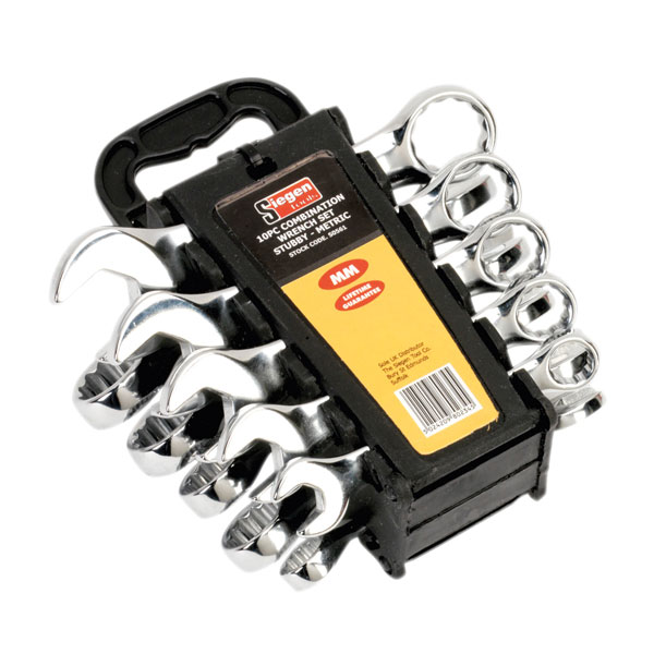 Siegen S0561 Combination Spanner Set Stubby 10pc Metric