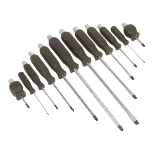 Siegen S0641 Screwdriver Set Hammer-thru 12pc