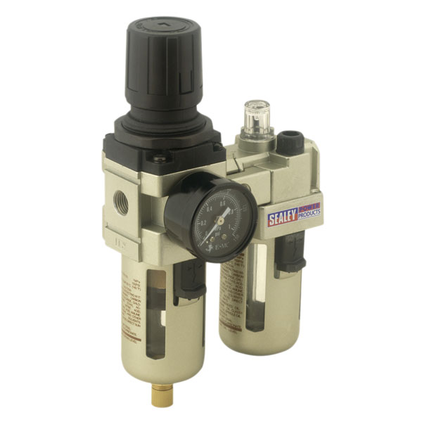 Sealey SA106 Air Filter/regulator/lubricator Max Airflow 60cfm