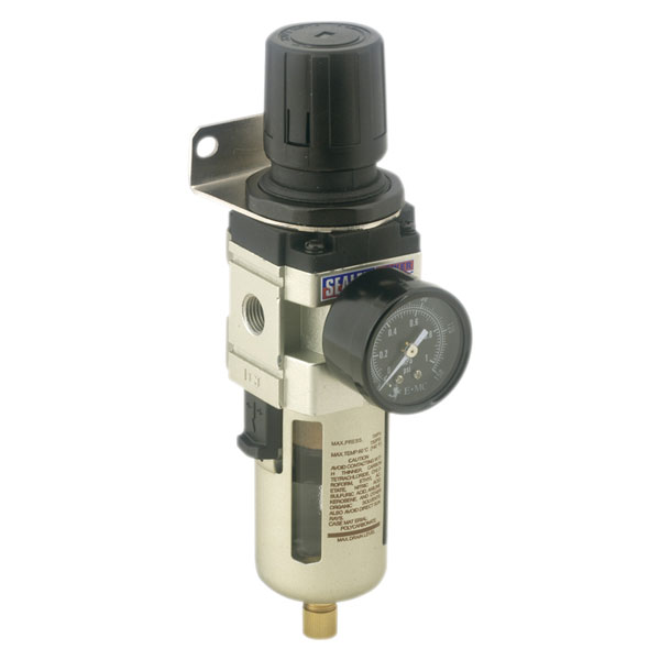 Sealey SA106FR Air Filter/regulator Max Airflow 70cfm