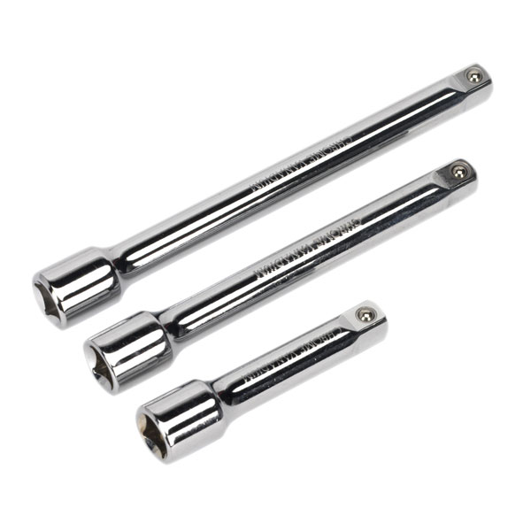 Siegen S0719 Extension Bar Set 3pc 3/8"Sq Drive