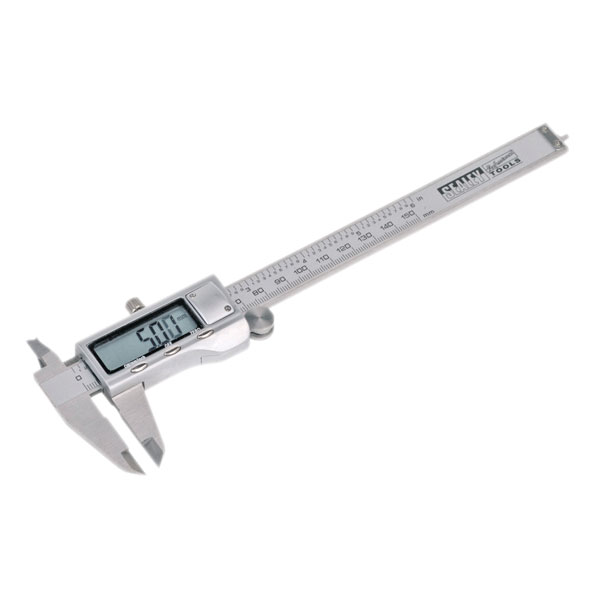 Sealey AK9621EV Digital Vernier Caliper 0-150mm/0-6" Stainless Steel