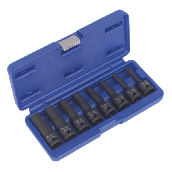Sealey AK5601 Impact Hex Key Set 8pc 1/2"sq Drive