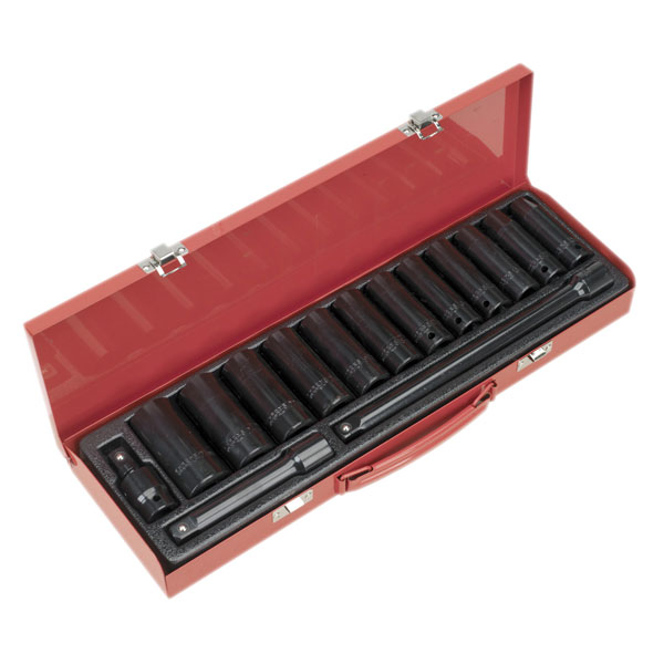 Click to view product details and reviews for Sealey Ak5815m Impact Socket Set 15pc 1 2sq Drive Deep Metric.