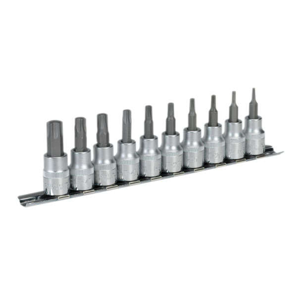 Sealey AK6207 Trx-star Socket Bit Set 3/8"sq Drive 10pc