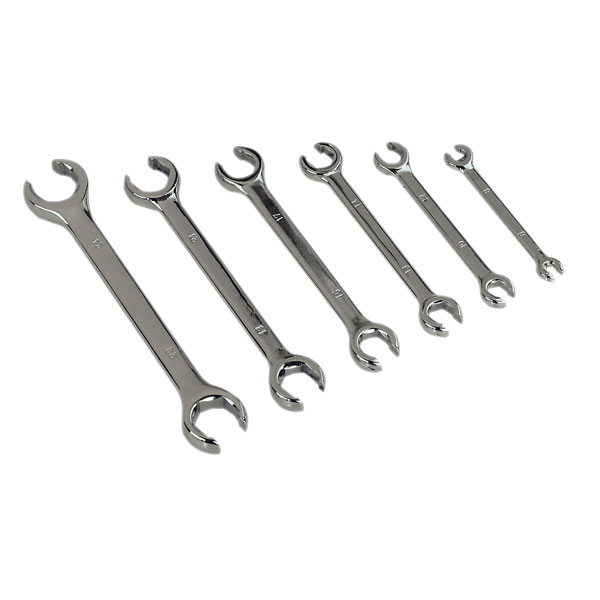 Siegen S0767 Flare Nut Spanner Set 6pc Metric