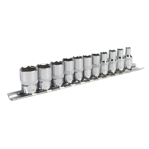  AK2670 Socket Set 11pc 1/4"sq Drive 6pt Walldrive Imperial