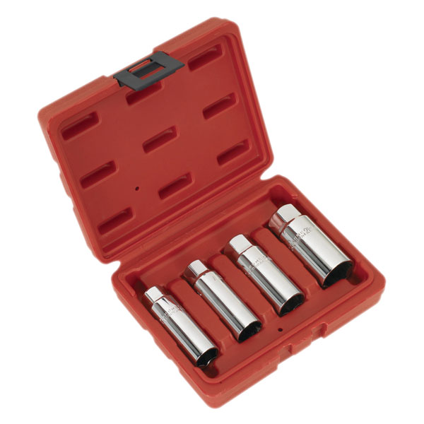 Sealey AK6556 Spark Plug Socket Set 4pc 3/8"Sq Drive