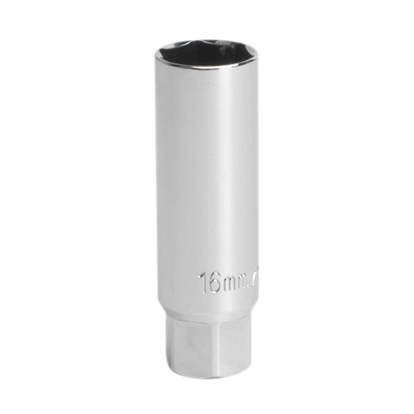 Sealey AK6557 Spark Plug Socket 16mm Thin Wall 3/8"sq Drive
