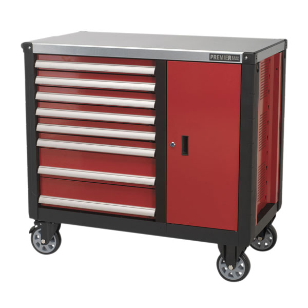  AP2418 Mobile Workstation 8 Drawer with Ball Bearing Runners
