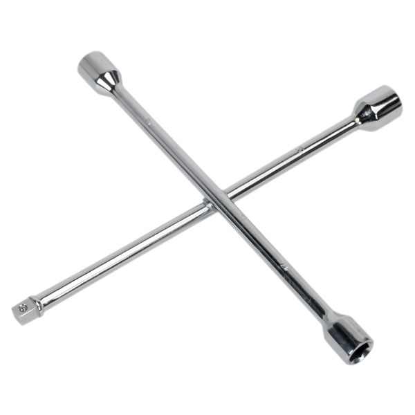 Sealey AK2093 Lug Wrench 1/2"sq Drive 4-way 17, 19, 21mm