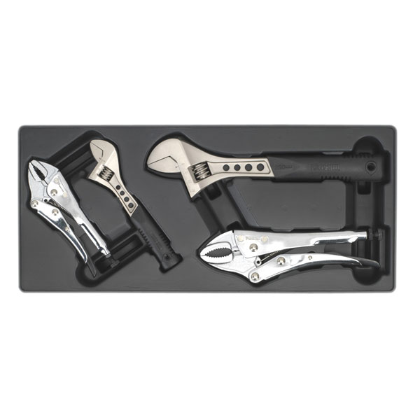 Click to view product details and reviews for Sealey Tbt04 Tool Tray With Locking Pliers And Adjustable Wrench S.