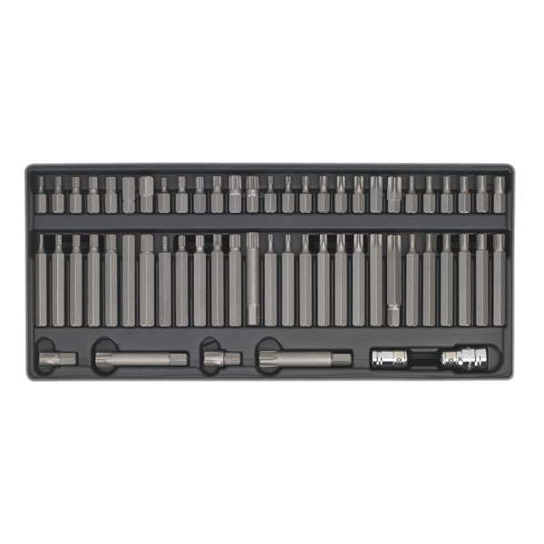 Sealey TBT11 Tool Tray with Ribe/spline/hex/security Trx-star Bit ...