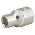 Sealey WallDrive Sockets 3/8in Sq Drive Fully Polished
