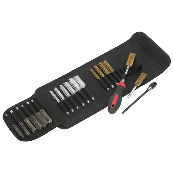 Sealey VS1800 Cleaning & Decarbonising Brush Set 20pc