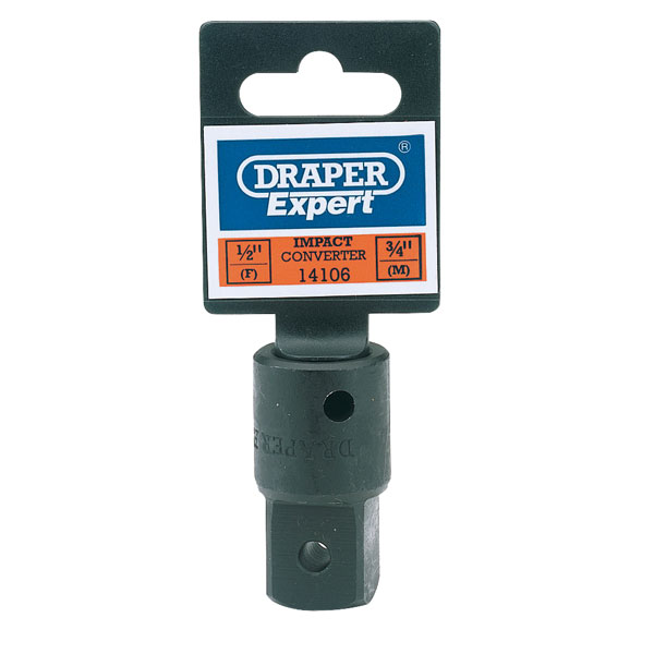 Draper Expert 14106 1/2"(f) x 3/4"(m) Powerdrive Impact Socket Con...