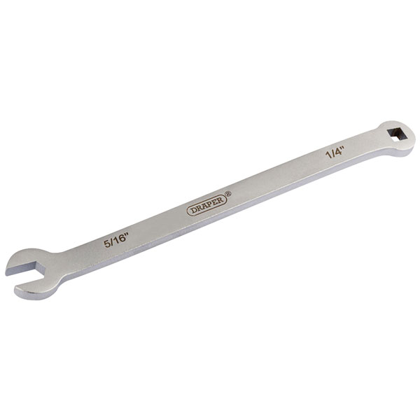 Draper 07200 1/4" Square x 5/16" Square Brake Adjusting Wrench