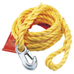 Draper High Capacity Tow Ropes With Warning Flag