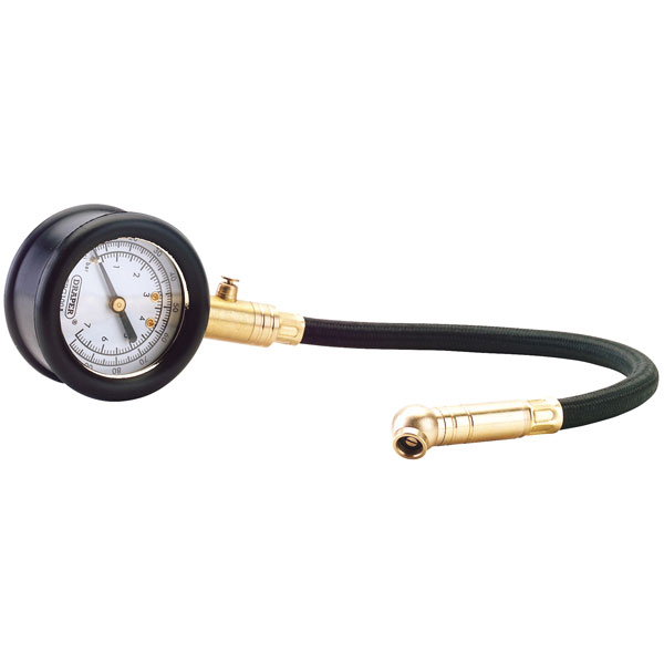 Draper 69924 Tyre Pressure Gauge with Flex. Hose