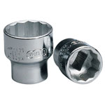 Elora 3/8 Square Drive Bi-Hexagon Sockets