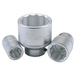 Elora 3/4in Square Drive Bi-hexagon Metric Sockets