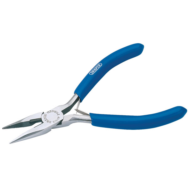 Click to view product details and reviews for Draper 19647 115mm Spring Loaded Long Nose Pliers.
