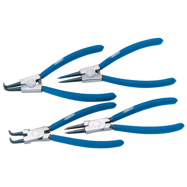 Draper 38999 4 Piece Internal and External Circlip Pliers Set