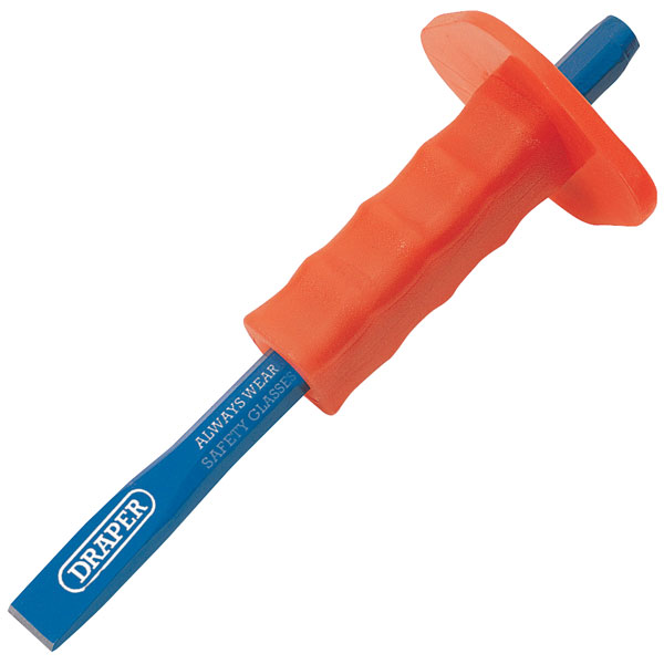 Draper 08576 25 x 250mm Octagonal Shank Cold Chisel with Hand Guard