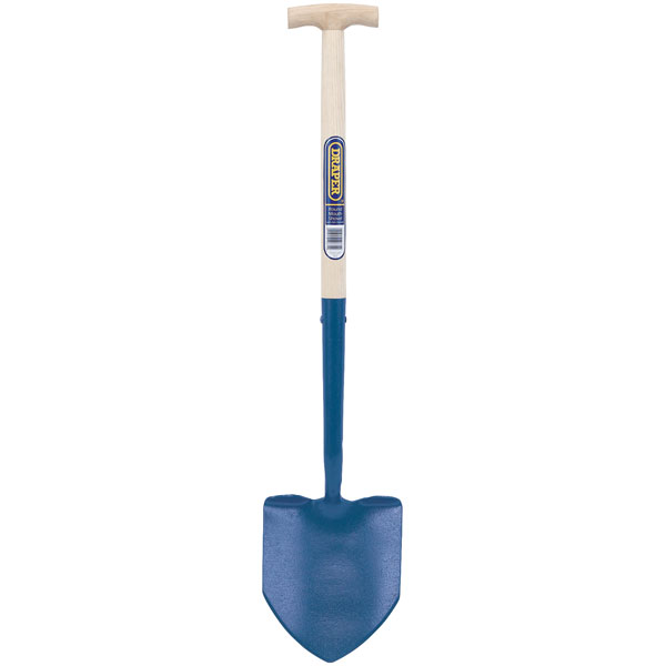  10874 Forged Round Mouth Shovel T-handled with Ash Shaft
