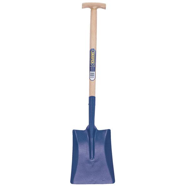  10877 Square Mouth Tee Handled Shovel with Ash Shaft