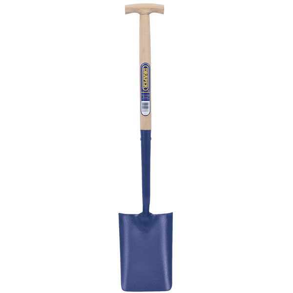  10878 Solid Forged Tee Handled Trenching Shovel with Ash Shaft