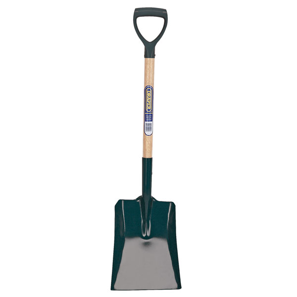  10904 Square Mouth Builders Shovel with Hardwood Shaft