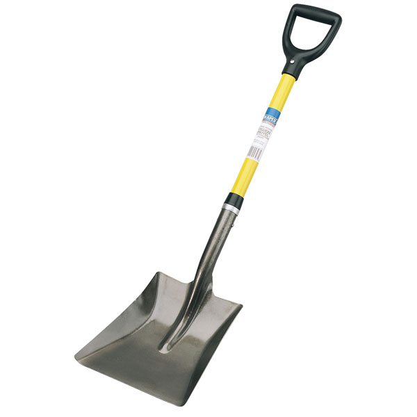  57567 Fibreglass Shafted Square Mouth Builders Shovel