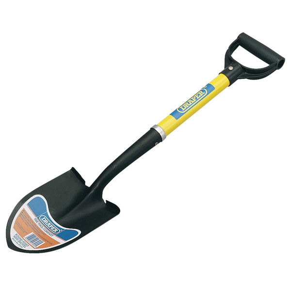 57569 Round Point Mini Shovel with Fibreglass Shaft