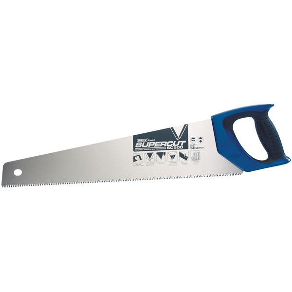 Draper Expert 49290 Supercut 500mm/20" Soft Grip Hardpoint Handsaw...