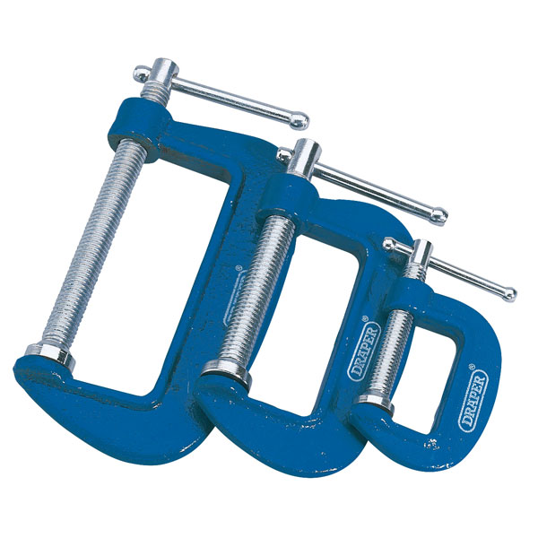 Click to view product details and reviews for Draper 36779 3 Piece C Cramp Set.