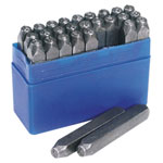 Draper A-Z Letter Stamp Set Letter Height 1/8