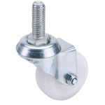 Draper 65505 100mm Dia. Swivel Bolt Fixing Nylon Wheel - S.w.l. 125kg