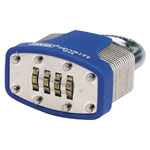 Draper 48mm Resetable 4 Number Combination Laminated Steel Padlock